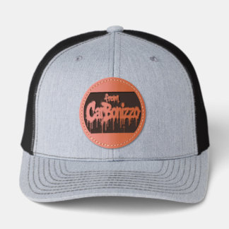 from CarBonizzo Leather Patch Hat