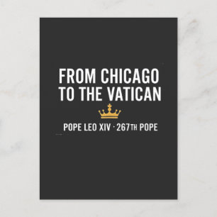 From Chicago To The Vatican Pope Leo 267th Invitation Postcard