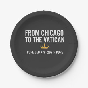 From Chicago To The Vatican Pope Leo 267th Paper Plates