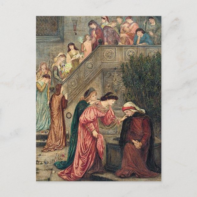 From Dante's Vita Nuova, Maria Spartali Stillman P Postcard (Front)