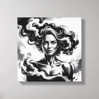 From Darkness, Power Canvas Print