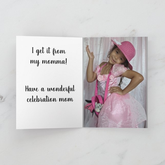 FROM DAUGHTER MOTHERS DAY card (Inside)