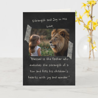 From Daughter To Dad" 5" x 7" Father's Day Card