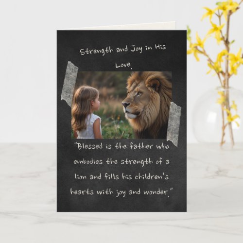 From Daughter To Dad 5 x 7 Fathers Day Card