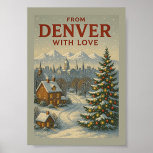 From Denver With Love Christmas Poster 