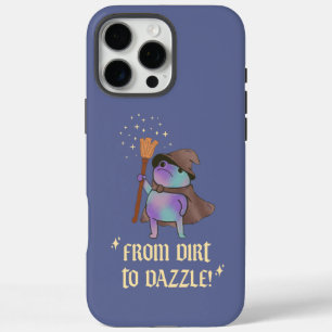 From Dirt to Dazzle Funny Wizard Frog Witch Hat  iPhone 16 Pro Max Case