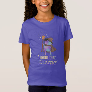 From Dirt to Dazzle Funny Wizard Frog Witch Hat T-Shirt
