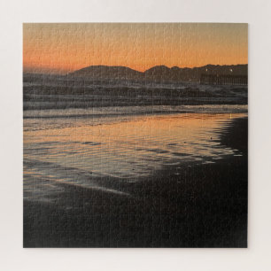 From Dusk Till Twilight At The Beach Photo Print Jigsaw Puzzle