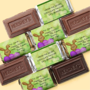 From Easter Bunny to Kids - Personalized Chocolate Hershey's Miniatures