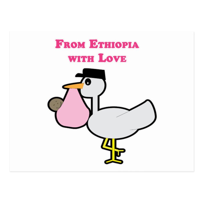 From Ethiopia with Love (girl) Post Card