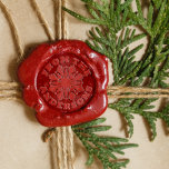 From Family Name Christmas Wax Seal Stamp<br><div class="desc">A cute Christmas wax seal stamper, perfect for all your holiday cards and gift wrapping. This design features "from the" with your family name in curved typography, creating a circular border. In the middle, there is a snowflake for an added festive touch. We have chosen the boldest font for your...</div>
