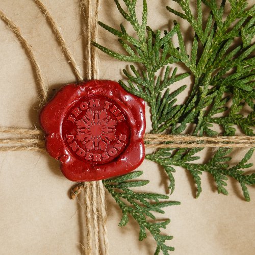 From Family Name Christmas Wax Seal Stamp