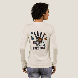 From Fear to Freedom – Domestic Abuse T-Shirt Tri-Blend Shirt