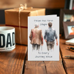From First Steps - Every Journey Happy Birthday Card<br><div class="desc">This beautifully illustrated watercolor Birthday Card features a heartwarming scene of a Father and son walking together. Inside, a serene fishing scene evokes quiet memories, shared wisdom, and time well spent together. This card captures the love, guidance, and warmth only a father can give. Perfect to express heartfelt gratitude. It...</div>