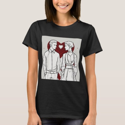 From Foes to Flames Enemies to Lovers Romance Vec T_Shirt