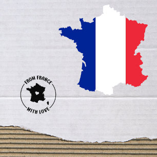 From France with love Rubber Stamp
