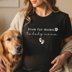 From Fur Mama to Baby Mama Sweatshirt GoldenMama Tri-Blend Shirt