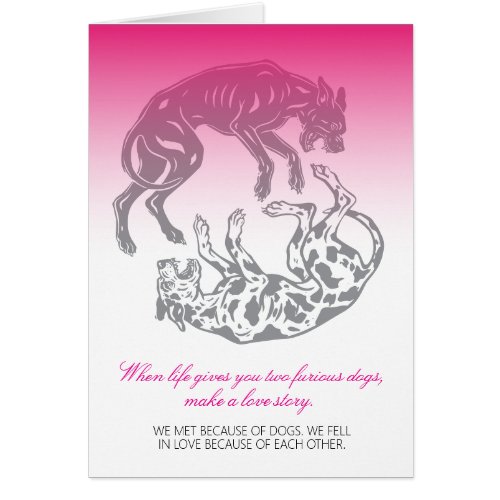 From Furious to Forever – Great Dane Save the Date Cards