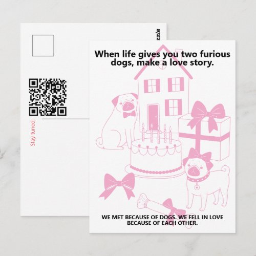 From Furious to Forever, Pug Hidden Message Postcard