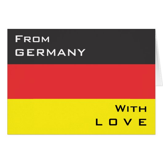 From Germany With Love Cards (Front Horizontal)