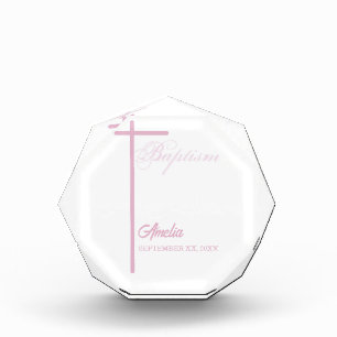 From Godmother on Baptism of Girl Personalized Acrylic Award