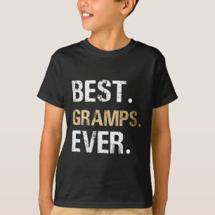 From Granddaughter Grandson Best Gramps Ever  T-Shirt