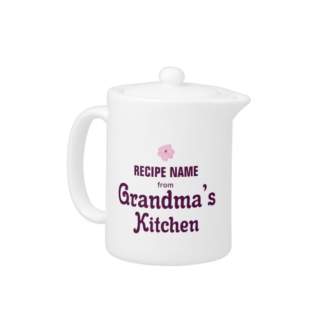 From Grandma’s Kitchen Teapot (Left)