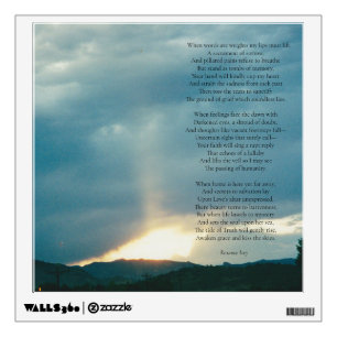 From Grief to Grace Wall Decal