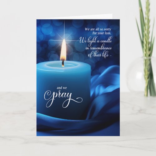 from Group Blue Candlelight Sympathy Card