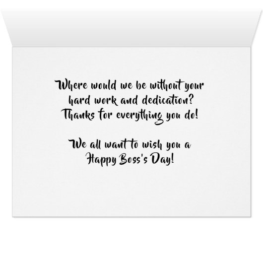 From Group Boss’s Day Thanks Gerbera Daisies (Inside Horizontal (Bottom))