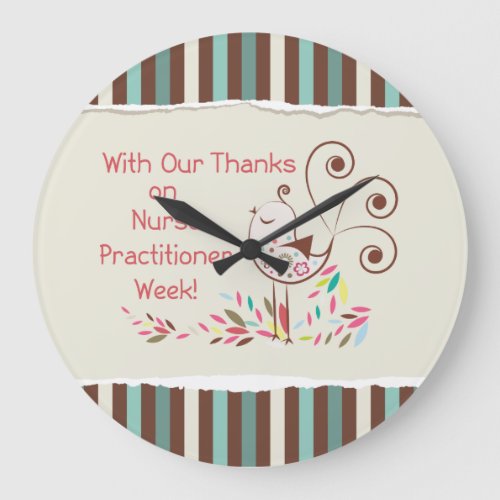 From Group Happy Nurse Practitioner Week Large Clock