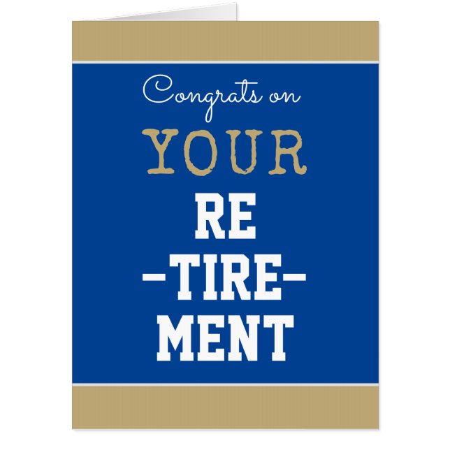 From Group! Huge retirement card (Front)