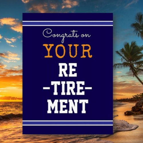 From Group! Huge retirement card