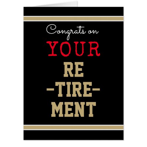 From Group! Huge retirement card