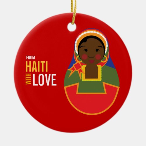 From Haiti With Love Adoption Keepsake Ceramic Ornament