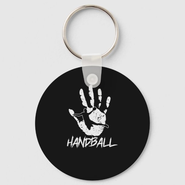 from hand to ball keychain (Front)