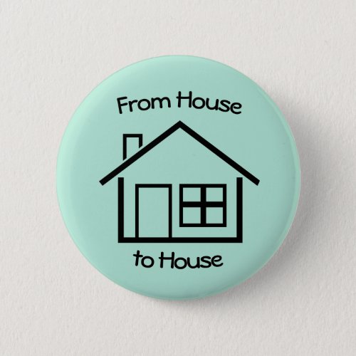 From House to House JW Pioneer Gifts_ Mint Green Button