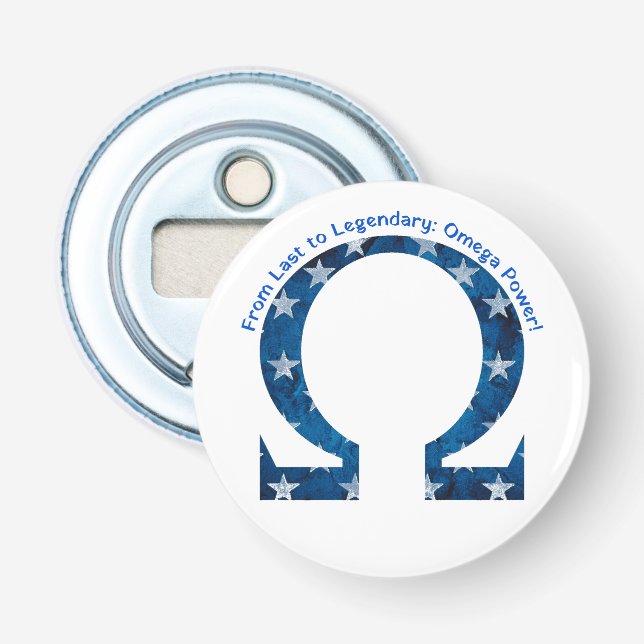 From Last to Legendary: Omega Power! Bottle Opener (Front)