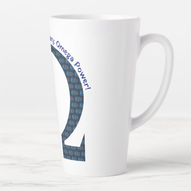 From Last to Legendary: Omega Power! Latte Mug (Right)