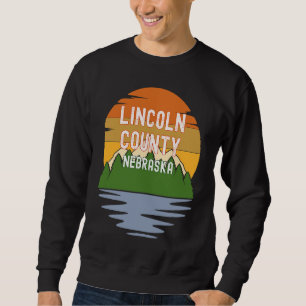 From Lincoln County Nebraska Vintage Sunset Sweatshirt