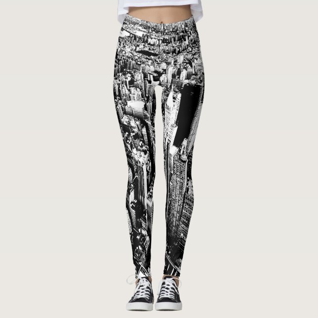 From Manhattan to the sky Leggings (Front)