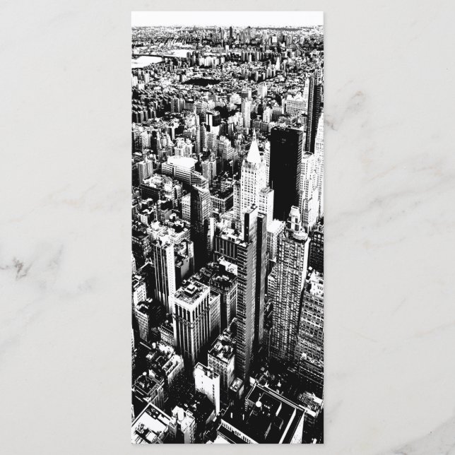 From Manhattan to the sky Menu (Front)