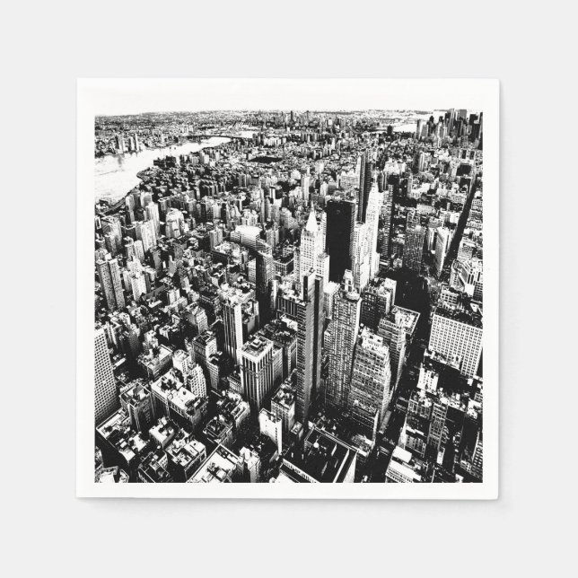 From Manhattan to the sky Napkins (Front)