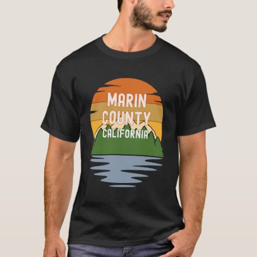From Marin County California Sunset T_Shirt