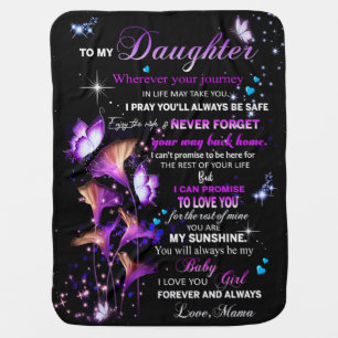 From Mom - Perfect Gift For Your Daughter Baby Blanket