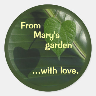 From My Garden Sticker to Personalize