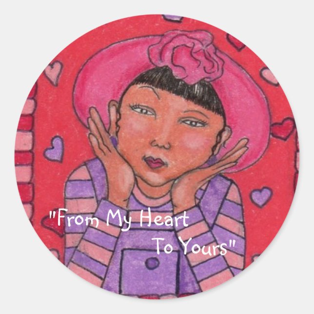 From My Heart To Yours Stickers (Front)