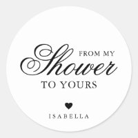 From My Shower To Yours Elegant Bridal Shower