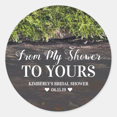 From My Shower To Yours _ Thank You Classic Round Sticker