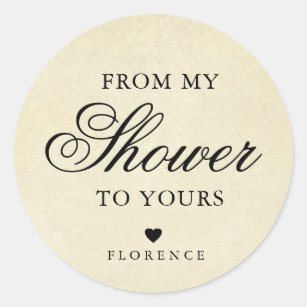 From My Shower Stickers - 34 Results | Zazzle